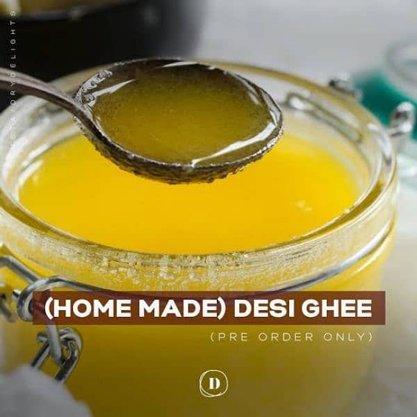 Fresh desi ghee available free home delivery service. 1