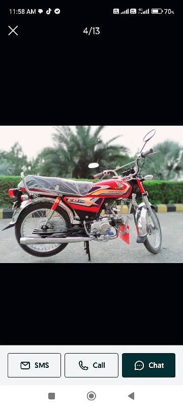 Honda CD 70 2005 model 7