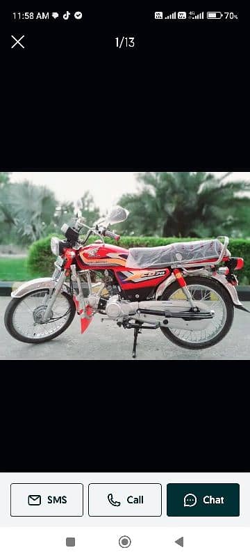 Honda CD 70 2005 model 8