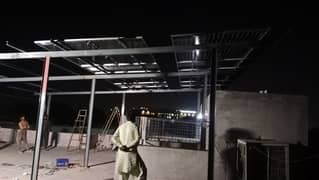 solar structure ki making ka kam