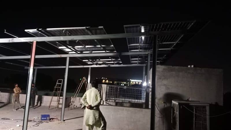 solar structure ki making ka kam 0