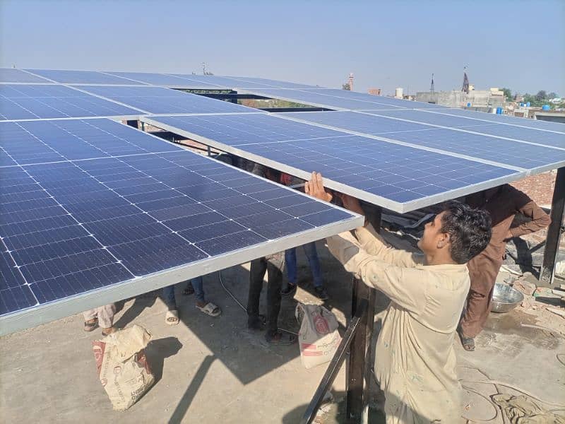 solar structure ki making ka kam 2