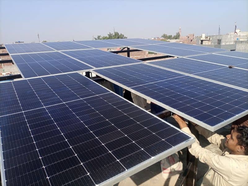 solar structure ki making ka kam 3