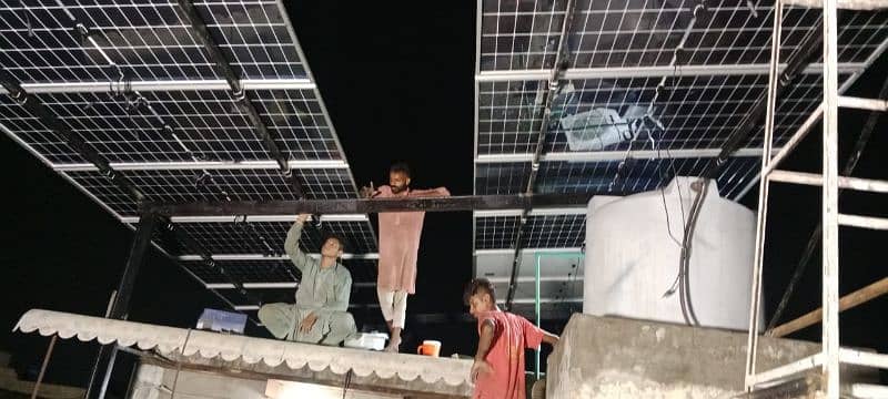 solar structure ki making ka kam 5