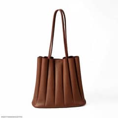 Women's PU Leather Textured Handbag