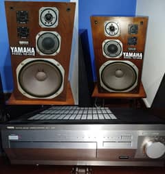 YAMAHA AX-1 Stereo Amplifier-Built in DAC & YAMAHA NS-690III Speakers