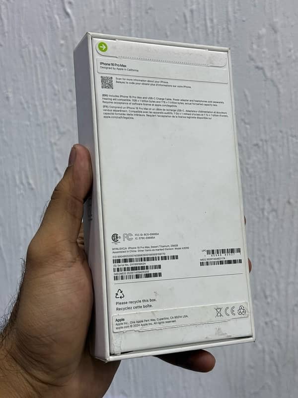 Iphone 16 pro max canada jv non pta Box pack            11 12 13 14 51 5