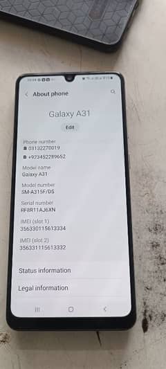 Samsung galaxy A31