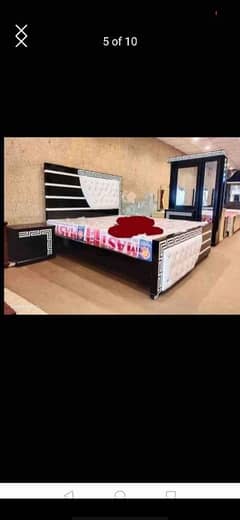 King size bed 25000 2 side Table 12000 Smal dressing 15000