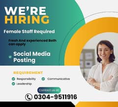 Social Media Posting | Jobs | Urgent Hiring