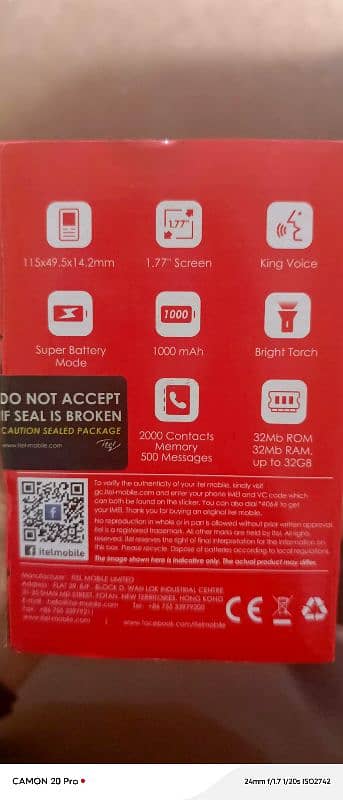 itel value 100 keypad phone 4