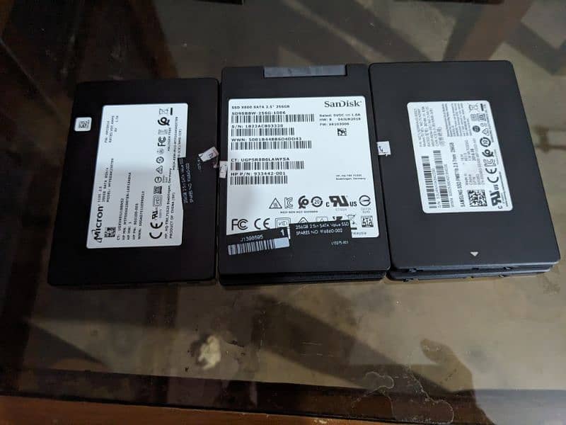 128,256 SSD. 100%  Original Branded SSD 3