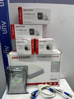 cctv | 4 Cameras Complete Package | Dvr | Security Camera | Hikvision 0