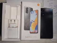 Redmi note 11 pro 6+2/128 10/9.5 condition original box Adapter