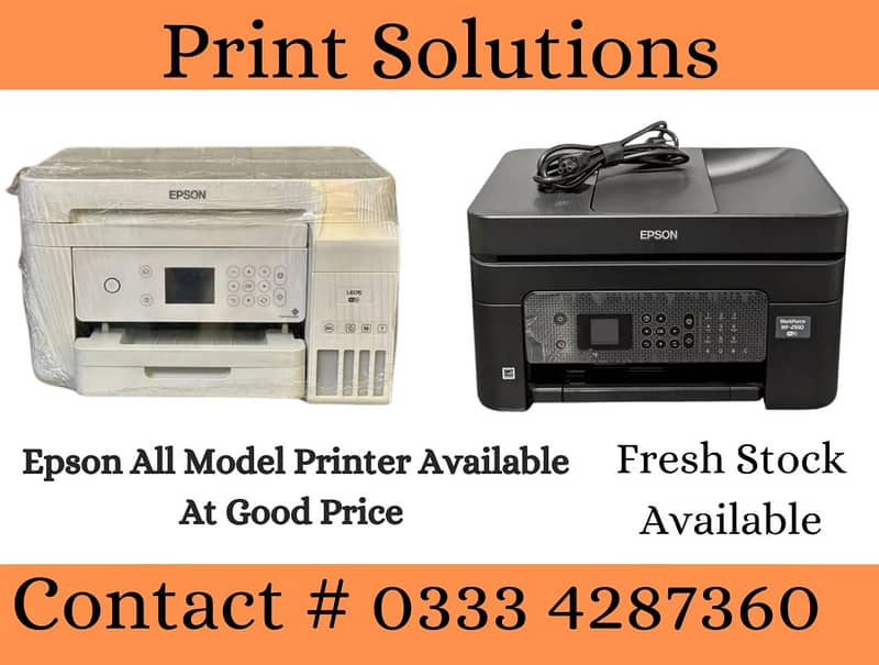 Epson Printers / All Models / Epson Printer with Scanner And Wifi 2