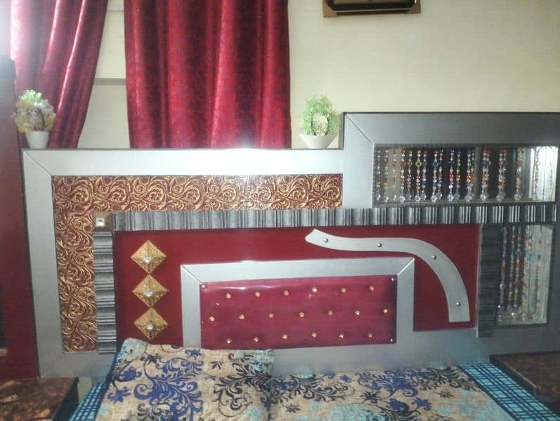 pure wooden bed set 3