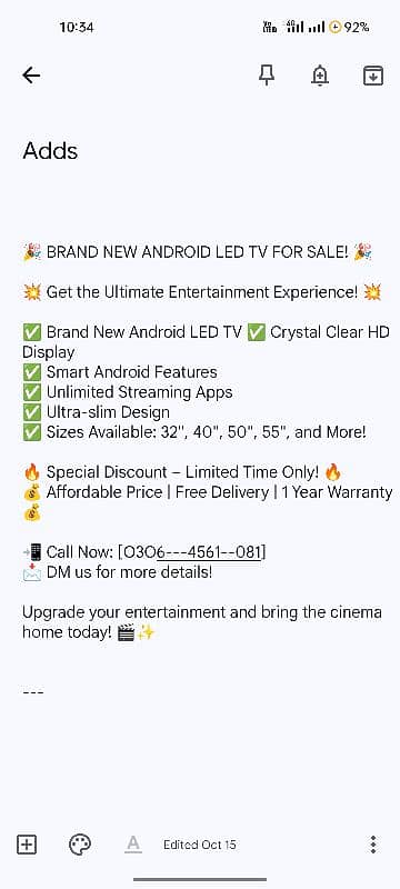 samsung 32" android 4k uhd led tv 1 year warranty 5