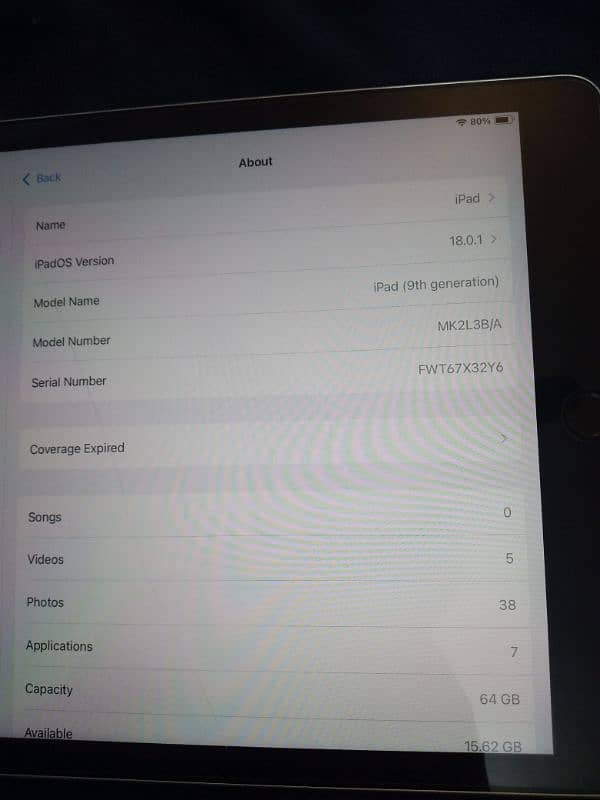 ipad 9th generation 64 gb 1