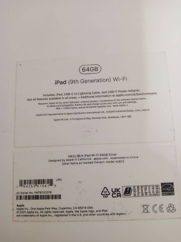 ipad 9th generation 64 gb 2