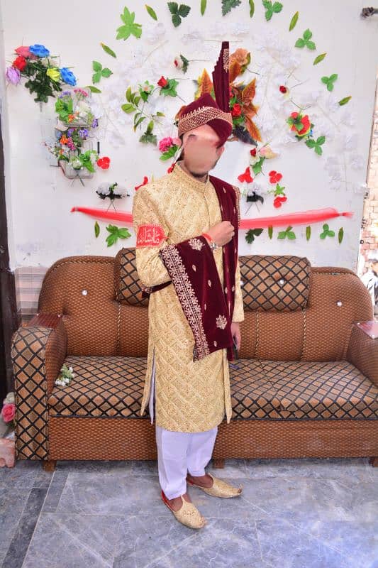 Brand New Sherwani only 6 hours Use Good Condtion 0