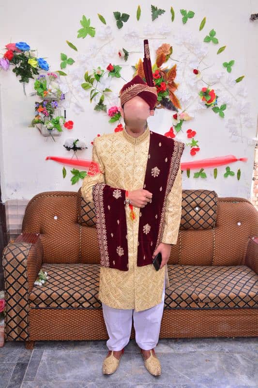 Brand New Sherwani only 6 hours Use Good Condtion 2