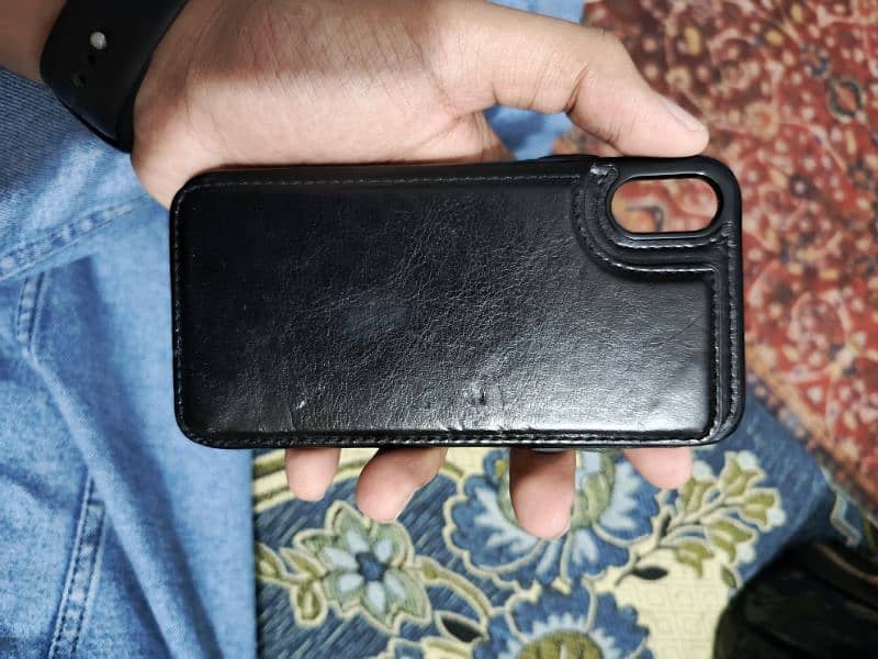 iphone x leather cover 1