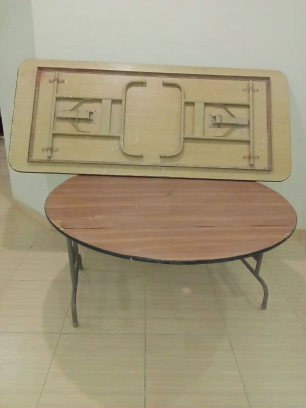 2 dainig tables folding for sale 1