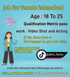 job for female in islamabad