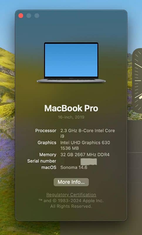 Excellent Condition 2019 Macbook Pro 16" 8