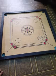 ittehad 32 ×32 inches carrom board sale with goats sreager and pauder 0