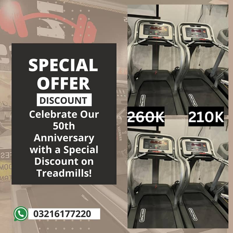 Celebrate Our 50th Anniversary with a Special Discount on Treadmills! 3