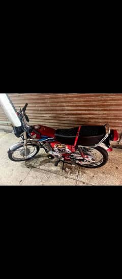 Honda 125 model 24 Peshawar reg file number plate by hand lush con