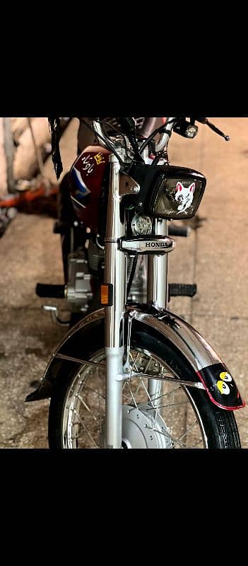 Honda 125 model 24 Peshawar reg file number plate by hand lush con 3