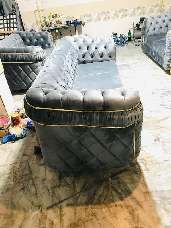 luxury chesterfield sofa set 7 seater 5