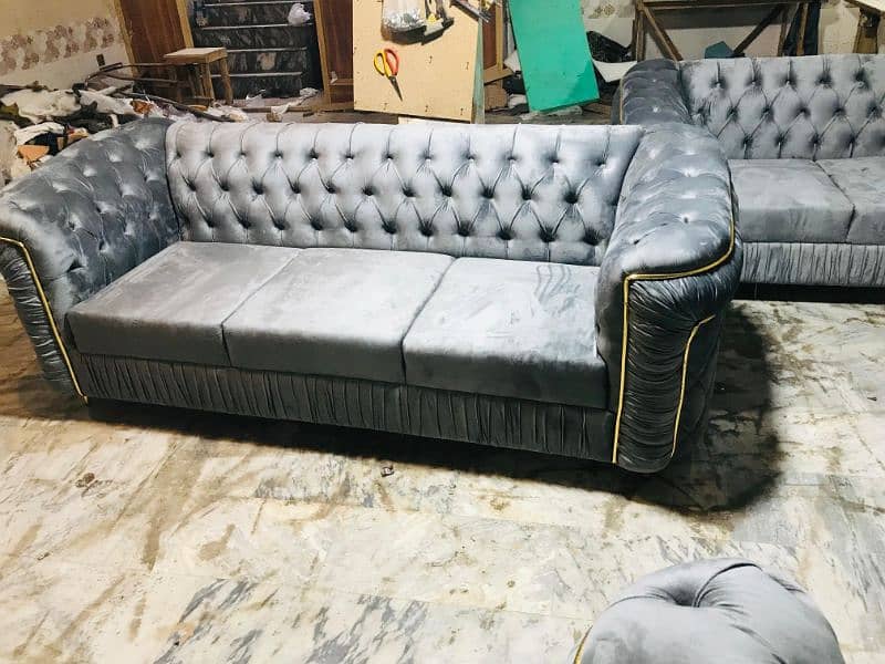 luxury chesterfield sofa set 7 seater 10