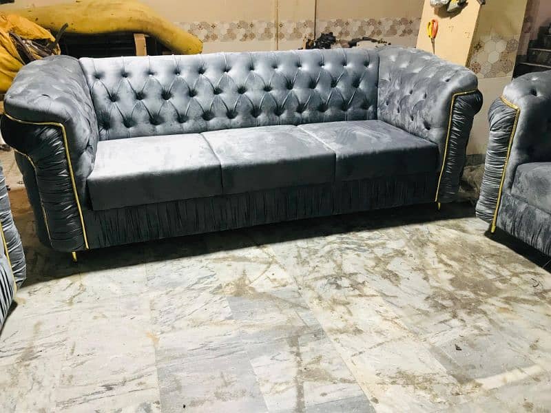 luxury chesterfield sofa set 7 seater 19