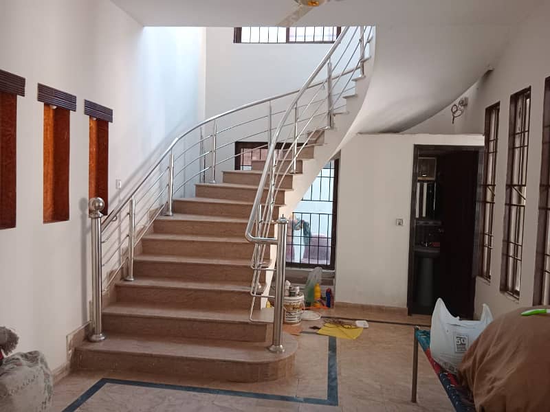 1 kanal double story house for rent in aitchison society 1