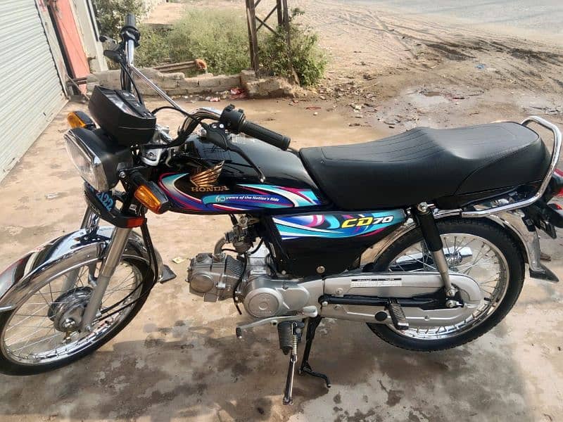 Honda cd 70cc 2024 new condition 3