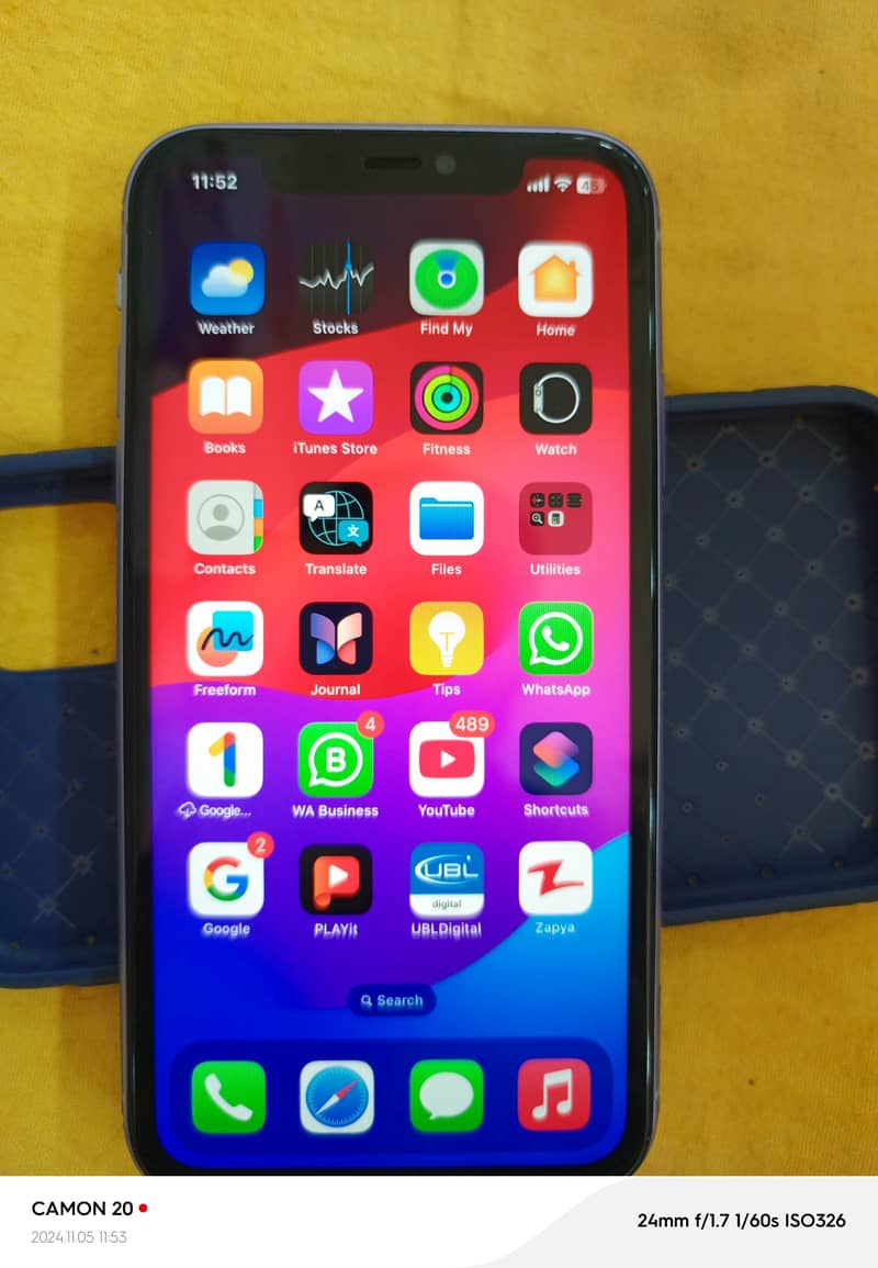 I phone 11 (128gb) Non PTA one month sim time available 2