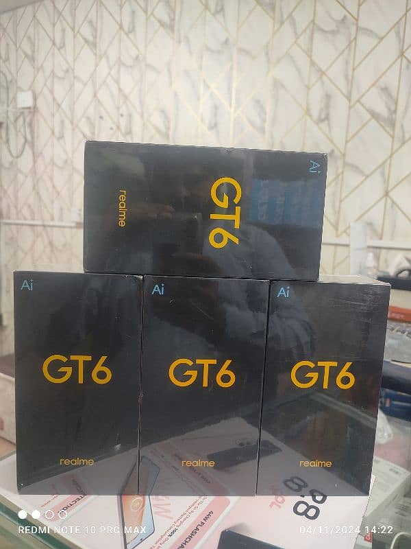 Realme GT 6 (Box Pack) with 1 Year official warranty 0