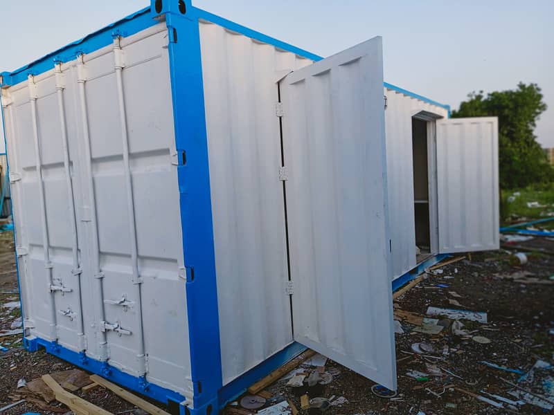 prefab cabin portable toilets site office container office with bath 16