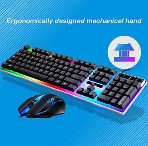 RGB gaming keyboard and mouse in cheap price 3