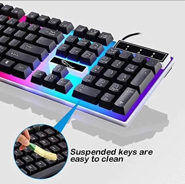 RGB gaming keyboard and mouse in cheap price 5