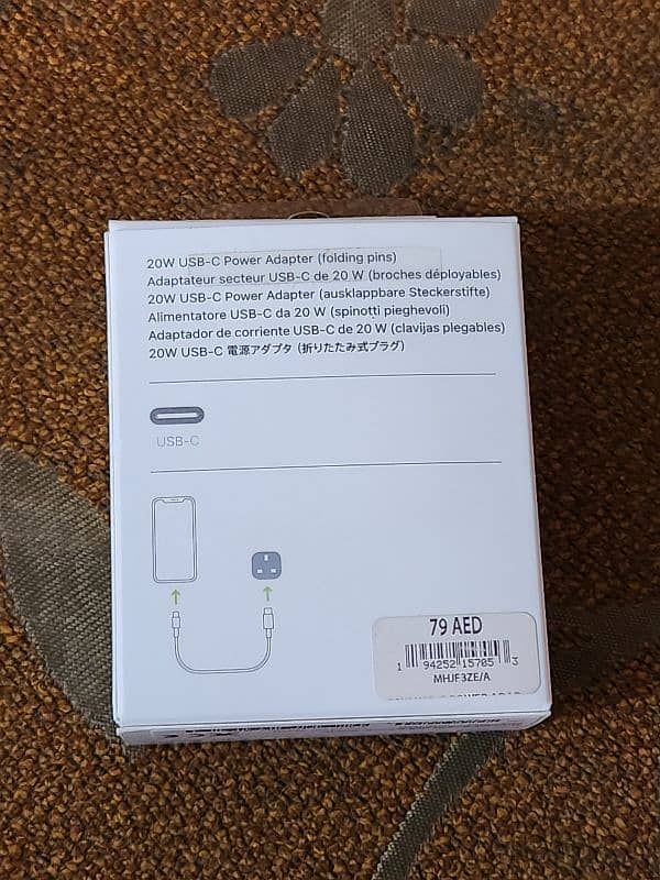 Iphone original Adapter and Lightning Cable 4