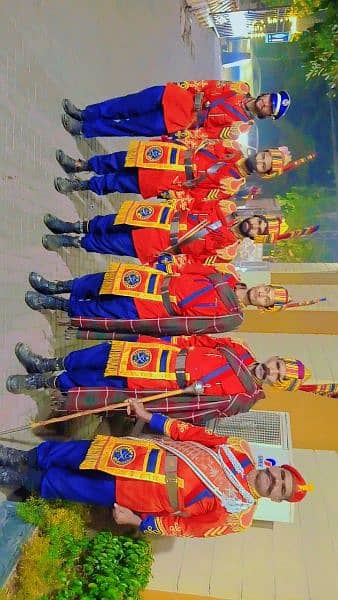 Fauji Band Party/Dhol for mendi & barat event/Pipe band/foji band baj 3