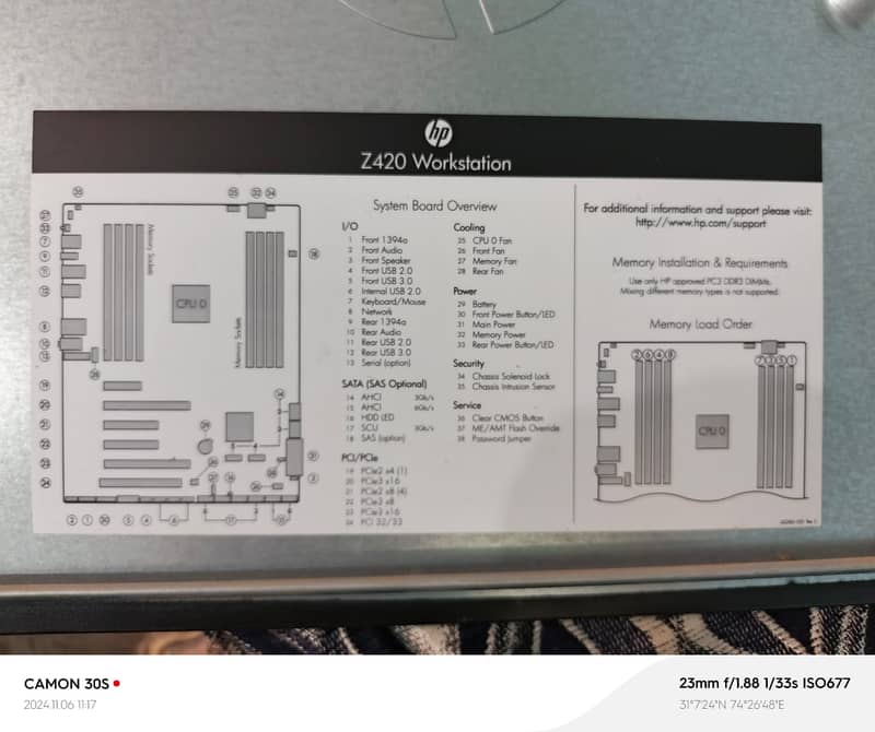 HP Z420 Workstation 1TB / 32 Gb Ram Slightly Used For Sale 6