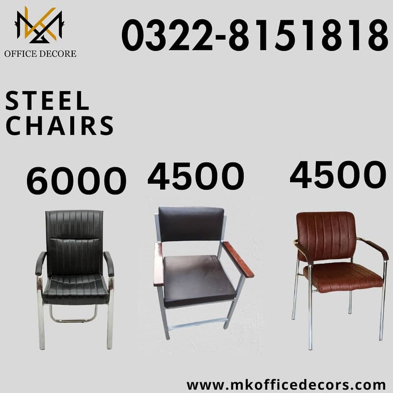 Visitor Chairs|Office Chairs|Steel Chairs 0