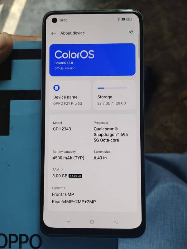 Oppo F21 pro 5G 3