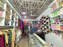 Runing Bussiness shop for sale ladies garments and cosmetics