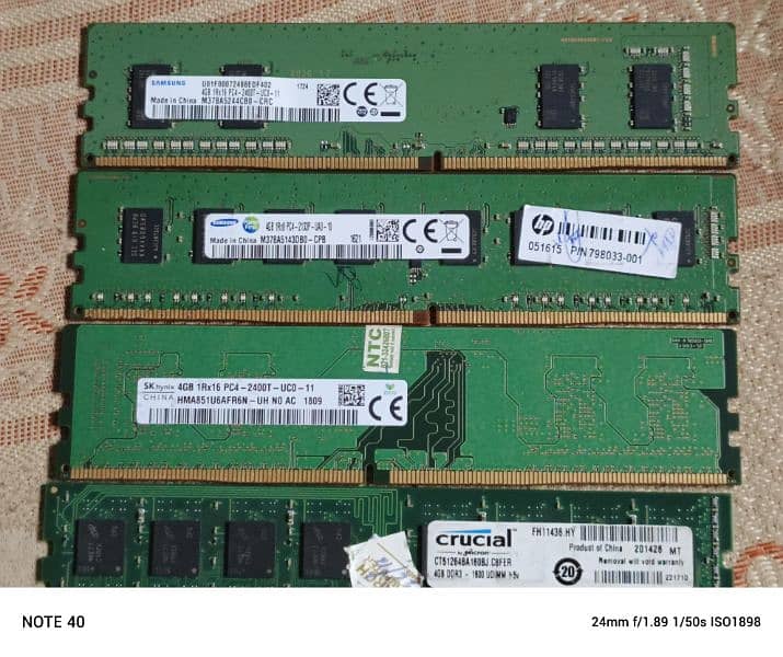 Good condition 4GB DDR4 Ram 0